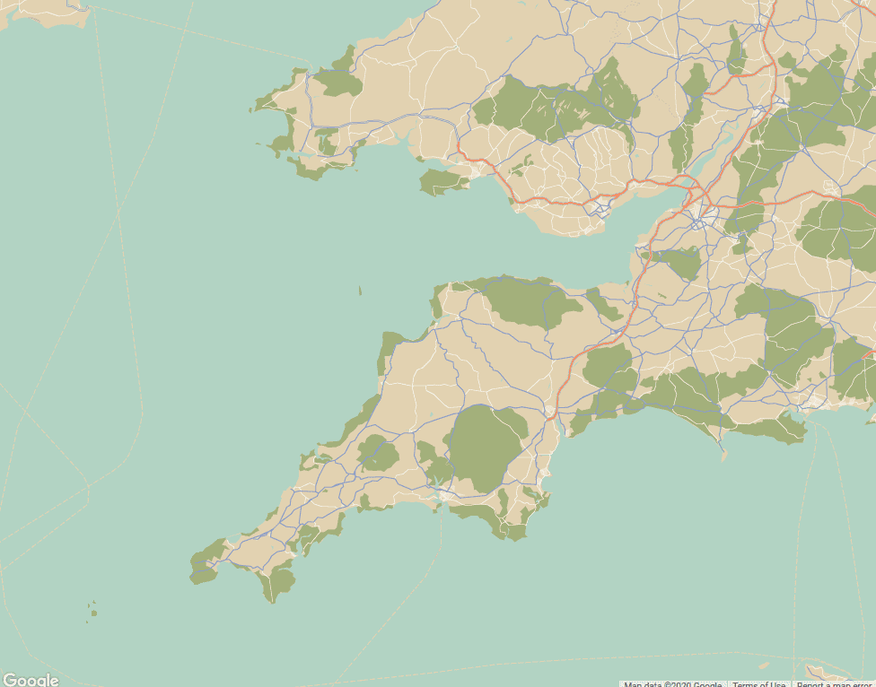 Cornwall - High-5 map