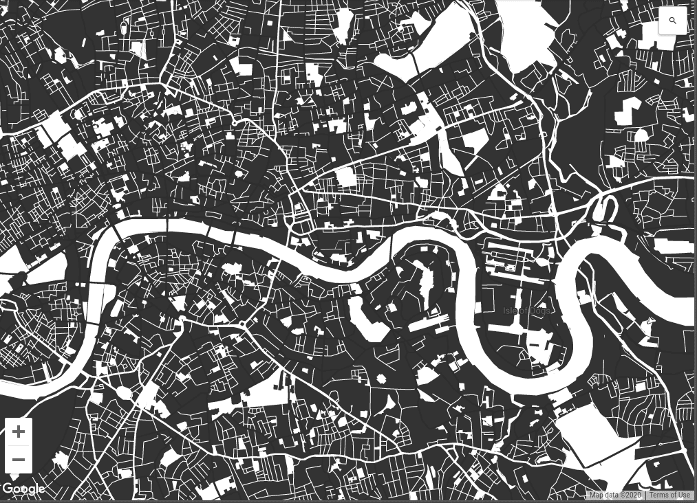 mono-tone London Map